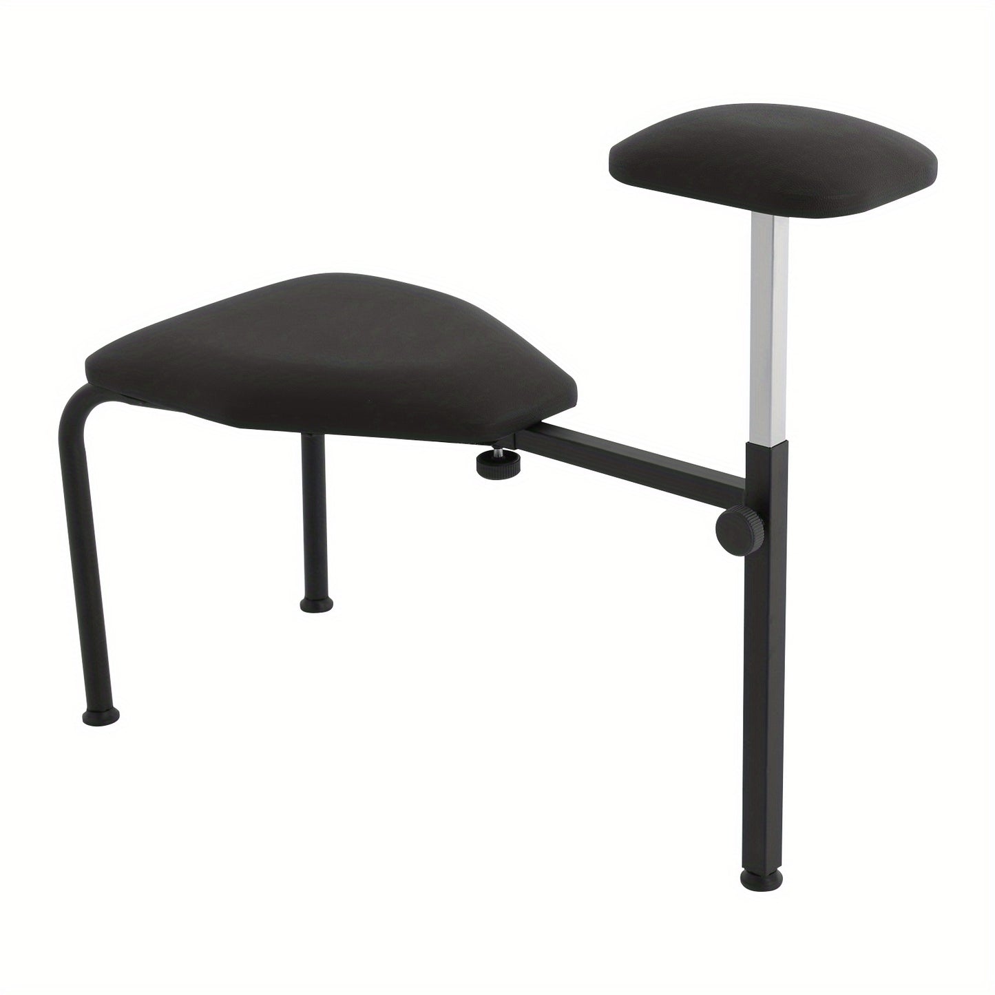 Pedicurestoel – Pedicurekruk – Behandelstoel – Voetsteun – Salonstoel – Verstelbare Hoogte en Lengte – Stevig IJzeren Frame met Anti-slip Voetpadden