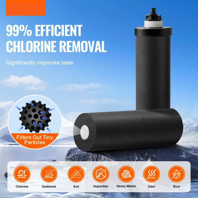 Waterfiltersysteem – Waterfilter – Kraanfilter – Filterinstallatie – Roestvrij Staal – Dubbel Filtersysteem – 9,64 Liter Capaciteit