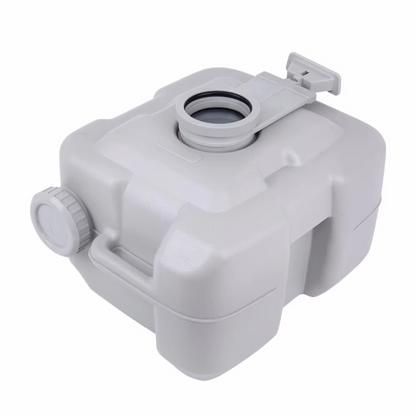 Draagbaar Campingtoilet – Chemisch Toilet 20L – Met Dubbel Spoelsysteem – Voor Caravan, Camper of Tent – Tot 130 kg Draagvermogen – Te Gebruiken met of zonder Chemicaliën