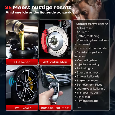 Thinktool Mini - OBD2 Scanner - Diagnosecomputer - Uitleesapparatuur Auto - Storing Verwijderen - Volledige systeemdiagnose - Diagnose Auto - Autodiagnosetool - ECU-codering/actieve test CANFD