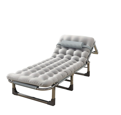 Campingbed – Reisbed – Veldbed – Opvouwbaar Bed – Slaapbed – Inklapbaar 4-Persoons – Aluminium Frame – Inclusief Matras – Draagt Tot 150 kg