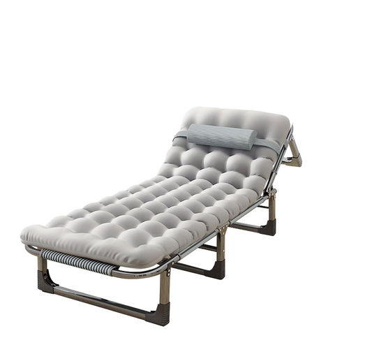 Campingbed – Reisbed – Veldbed – Opvouwbaar Bed – Slaapbed – Inklapbaar 4-Persoons – Aluminium Frame – Inclusief Matras – Draagt Tot 150 kg