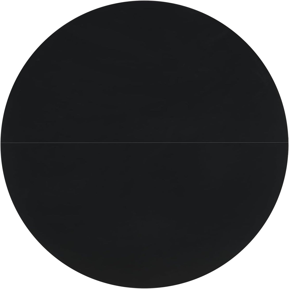 Scandinavian Modern Round Dining Table, Desk, Bar Table, Suitable for Kitchen, Dining Room, Living Room and Office, for 2-4 People, Diameter 100 cm, Black - QUORE