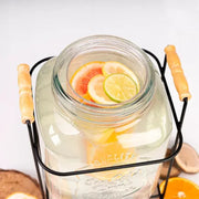 Dispenser - Drankdispenser - CSX en Organisatie Dispenser - Glazen Drankdispenser - 8L - Transparant Wit