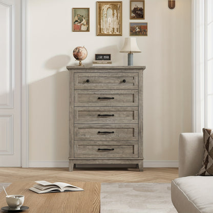 Ladeblok – Ladekast – Archiefkast – Ladecontainer – Opbergkast – Vrijstaand Houten Ladeblok – Ruimtebesparend Verticaal Design – 80x40x105 cm – MDF/Fiberboard