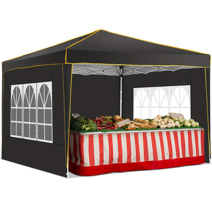 Partytent 3x3m – Buiten Tent – Vouwtent – Paviljoen – Markttent – Windbestendig Frame – Waterafstotend Polyester