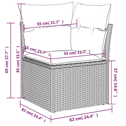 Vidaxl Garden Bench Set Outdoor Bench Set