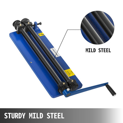 Sleuvensnijder – Groefmachine – Metalen Roller – Groefroller – Metaalbewerking – 45,7 cm Werkbreedte – Robuust Stalen Materiaal