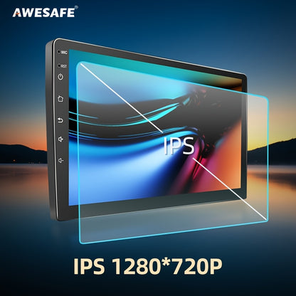 Multimedia Speler – Autoradio – Navigatiesysteem – Infotainmentsysteem – 2-DIN Unit – Draadloze CarPlay & Android Auto – 10-Inch IPS Scherm – 4GB RAM 64GB Opslag