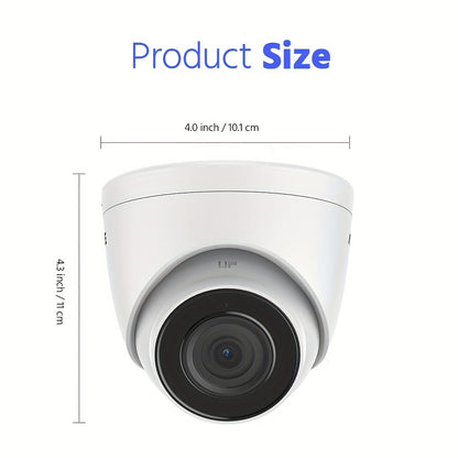 Beveiligingssysteem – IP-camera Set – Surveillance Camera’s – Bewakingscamera’s – CCTV Camera Kit – 4x 5MP IP-camera’s + 8-kanaals NVR – Slimme Mens- en Voertuigdetectie – EXIR 2.0 Nachtzicht