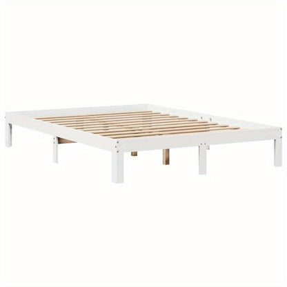 Bedframe – Bedbodem – Bedkast – Slaapbank – Massief Grenenhout – 120x190 cm – Stevig Met Opberglades – Eenvoudig Te Monteren
