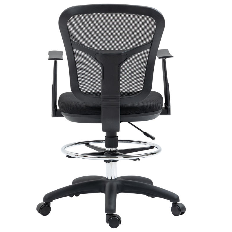 Ergonomische Bureaustoel – Office Chair – Ergonomische Stoel – Bureaustoel Voor Thuis – Draaistoel – Verstelbare Hoogte 59-115cm – Uitschuifbare Voetensteun – Ademend Mesh Rugleuning