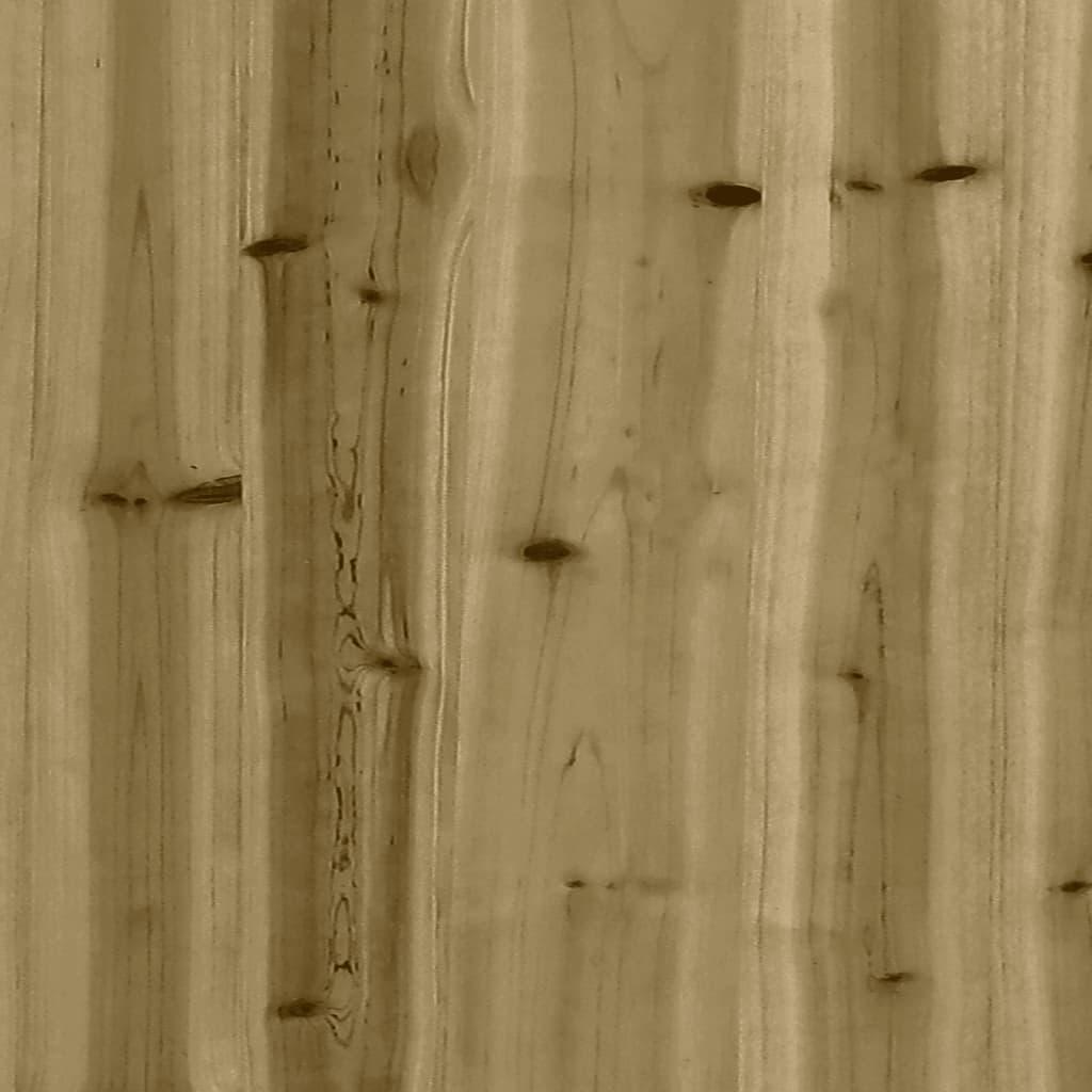 Plantenbak – Bloembak – Moestuinbak – Kruidenbak – Bloempot – Houten Vierkante Plantenbak – 40,6x40,6x40,6 cm – Geïmpregneerd Grenenhout Met Afwatering