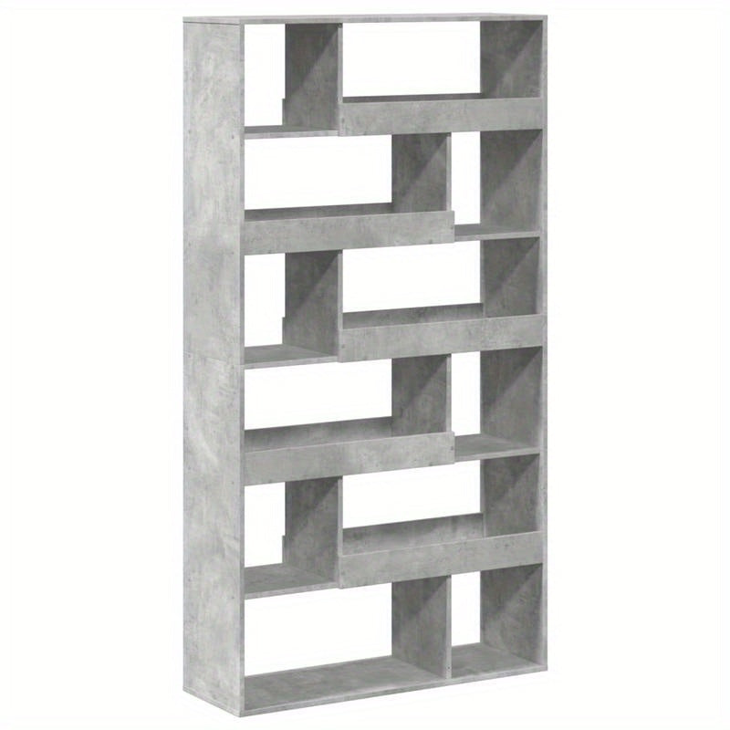 Room Divider 100X33X187.5 Cm Treated Wood Concrete Gray