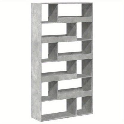Room Divider 100X33X187.5 Cm Treated Wood Concrete Gray