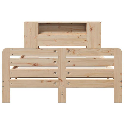 Queensize Bedframe – Bedframe – Bedbodem – Bedombouw – Slaapkamermeubel – Hardhouten Constructie – Eenvoudige Montage – Natuurlijke Houten Look – Modern Minimalistisch – Geschikt Voor Queensize Matrassen – Marrone