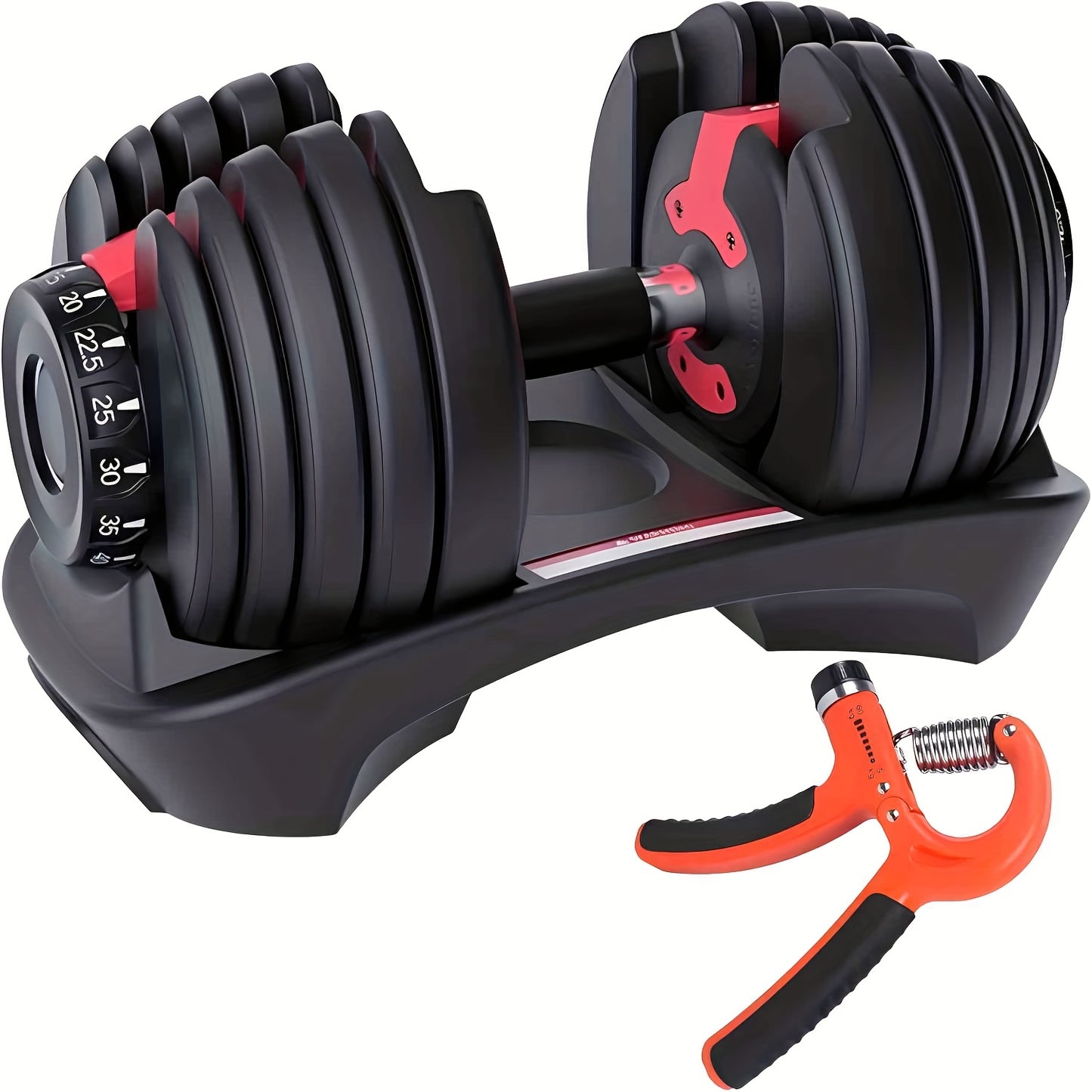 Verstelbare Dumbbell – Halter – Dumbbells – Gewichtenset – Halterset – 24 kg – Snel Verstelbaar – Compact En Ruimtebesparend