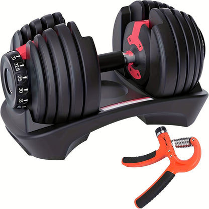 Verstelbare Dumbbell – Halter – Dumbbells – Gewichtenset – Halterset – 24 kg – Snel Verstelbaar – Compact En Ruimtebesparend