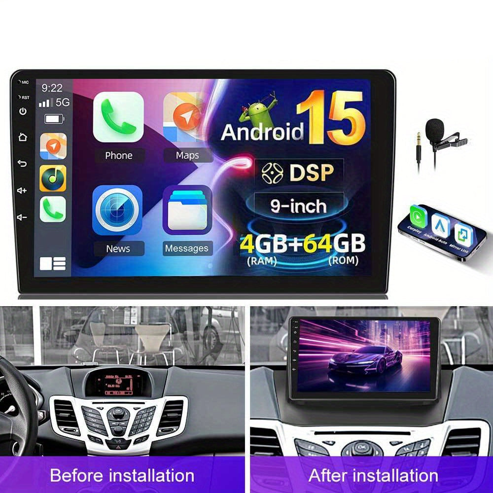 Android Autoradio – Multimedia Systeem – Car Play Radio – Navigatie Unit – Autoradio Met Camera – 1080P Touchscreen – WiFi & GPS