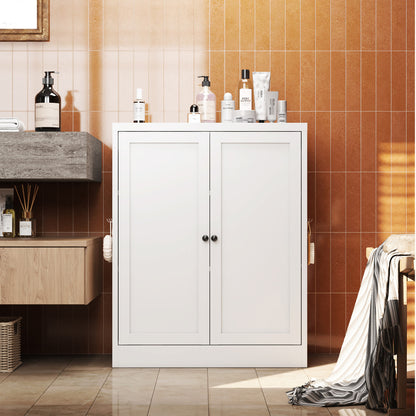 Modern White Metal Kitchen with Adjustable Shelves - Heavy-Duty Freestanding Shelving Unit, Space-Saving Vertical Design, Easy Assembly (Some Parts >5 Components), Non-Wood for Small Kitchens & Apartments)