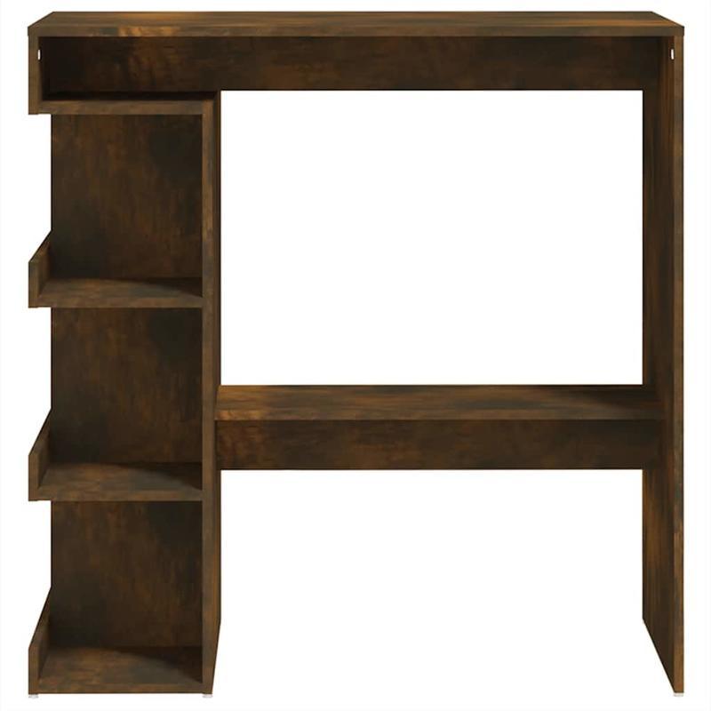 Bartafel – Bar Tafel – Statafel – Keukentafel – Eettafel – Industrieel Design – Gerookt Eiken Hout – Ruimtebesparend 100x50x101,5 cm