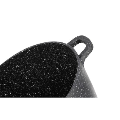 Soepketel – Soeppan – Kookpan – Stoofpan – Pannenset – Gegoten Aluminium – PFOA-vrije Antiaanbaklaag – Geschikt Voor Alle Warmtebronnen – Met Glazen Deksel – 7/11/15 Liter