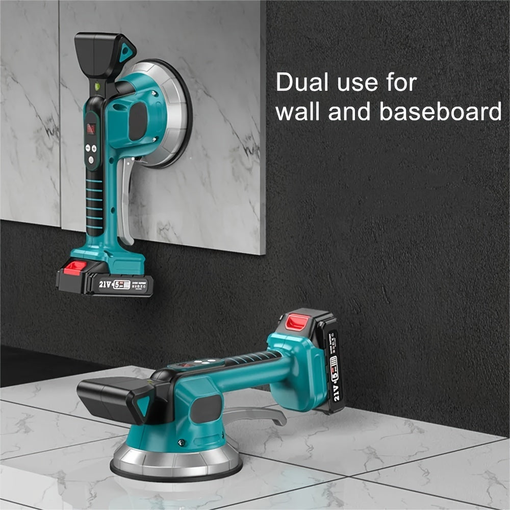Tegelsteller – Tegelzuiger – Tegelplaatser – Tegelversteller – Tegelhulpmiddel – Oplaadbaar Met Verstelbare Vibratie – 200 Kg Zuigkracht – Compatibel Met 18V Makita Accu