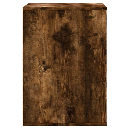Modern Minimalist Solid Wood Storage Chest of Drawers with Lockable Mechanism - Dark Brown/ Smoke Oak Finish, 4-Drawer Heavy-Duty Floor Cabinet with Spacious Top, Easy Assembly for Bedroom, Living Room & Home Office Organizat