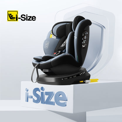 Autozitje – Autostoeltje – Zitverhoger – Booster – 360° Draaibaar – i-Size Veiligheid ECE R129