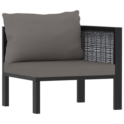 Lounge Set – Tuinset – Loungeset – Buitenmeubelen – Garden Set – 9-delig – Weerbestendig Poly Rattan – Aluminium Frame