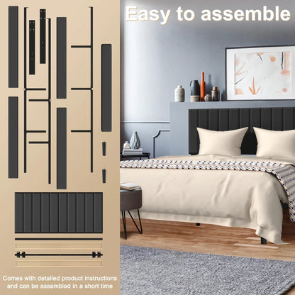 Boxspringbed – Bed – Bedframe – Slaapbank – Tweepersoonsbed – Gestoffeerd Met Fluwelen Stof – 140x200 cm – Max Belastbaarheid 300 kg
