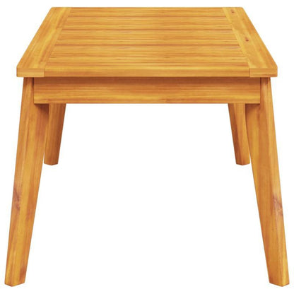 Tuin-Eettafel – Buitentafel – Terrastafel – Balkonset – Loungtafel – Massief Acaciahout – Compact 100x55x45 cm – Weerbestendig