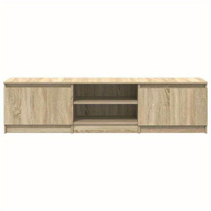 TV Meubel – TV Kast – TV Meubels – Media Kast – Entertainment Meubel – Sonoma Eiken Kleur – 140x40x35,5 cm – Hardhout