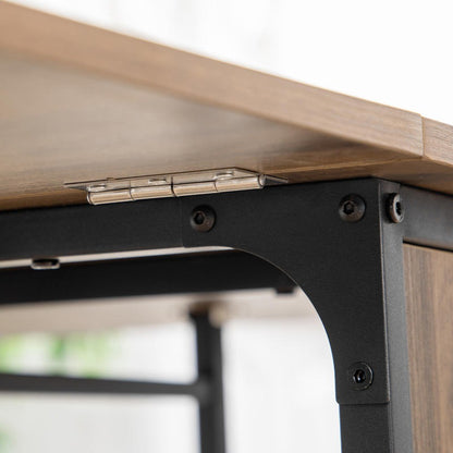 Opvouwbare Tafel – Klaptafel – Campingtafel – Eettafel – Inklapbare Tafel – Ruimtebesparend Design – Stabiel Metaal Houten Frame