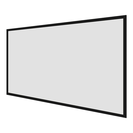 Projectiescherm – Beamer Scherm – Opvouwbaar Scherm – Mobiel Projectiescherm – Presentatiescherm – Wit PVC Scherm – 130 Inch Groot Formaat – Lichtgewicht & Stevig Aluminium