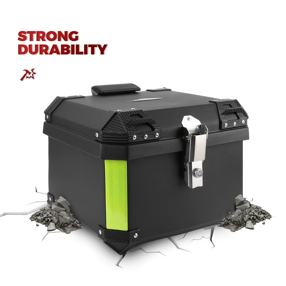 Motorbox – Motor Topkoffer – Motor Kofferbak – Motor Bagagebox – Motor Opbergbox – 45 Liter – Versterkt ABS Kunststof – Veilig Slot