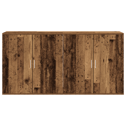 Sideboard – Dressoir – Opbergkast – Kast – Buffetkast – Bruin – Massief Hout – 3 Ruime Lades – Compact 79x38x80 cm