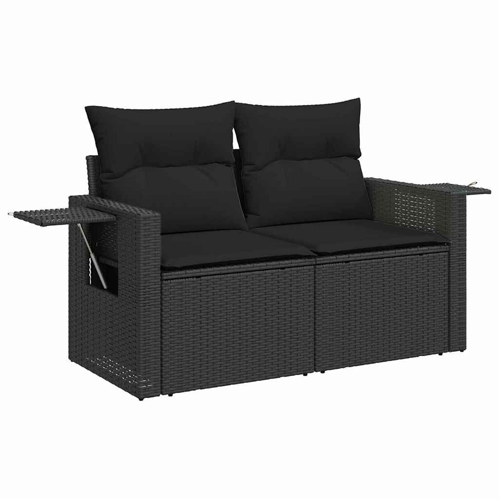 Tuinbank – Buitenbank – Loungeset – Tuinmeubel – Zithoek – Poly rattan – Modulair ontwerp – UV-bestendig materiaal