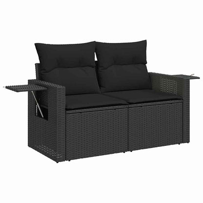 Tuinbank – Buitenbank – Loungeset – Tuinmeubel – Zithoek – Poly rattan – Modulair ontwerp – UV-bestendig materiaal