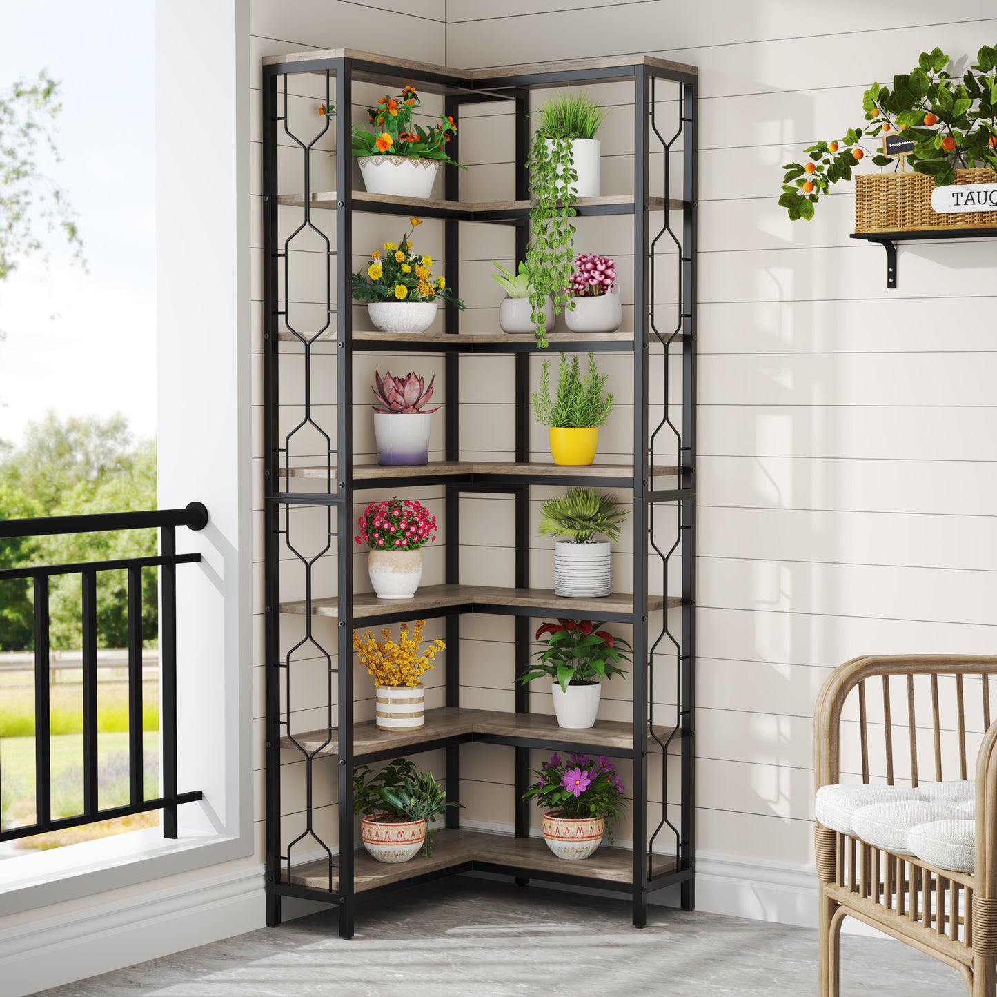 Schoenenkast – Schoenenrek – Schoenenopberger – Schoenenkastje – Schoenenmeubel – Ventilerende Schuifdeuren – 5 Verstelbare Lagen – Bruin Houten Design – Compact 35 cm diep