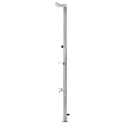 Buitendouche – Tuindouche – Zwembaddouche – Solar douche – Campingdouche – RVS 220 cm – Weerbestendig staal