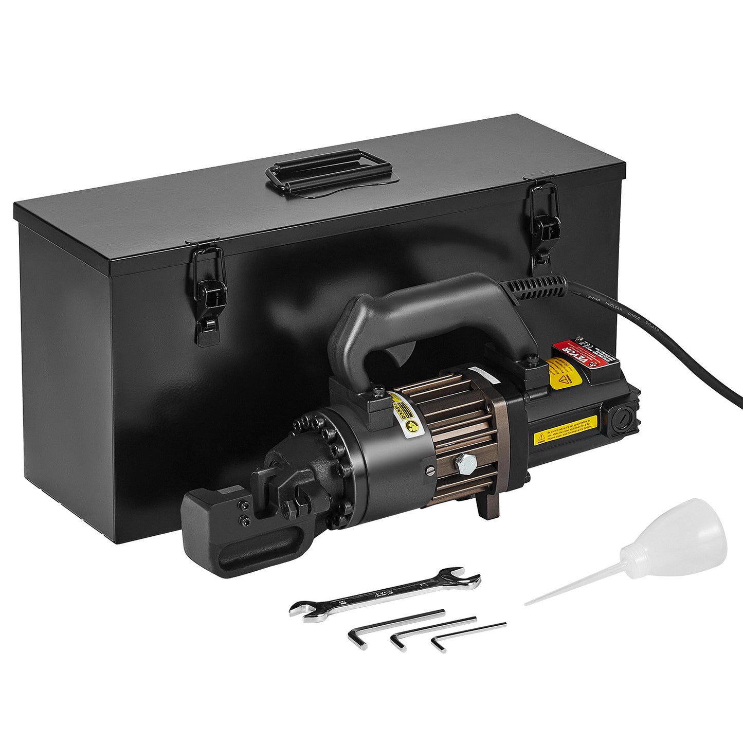 Elektrische Betonstaalsnijder – Hydraulische Staalknipper – Rebar Cutter – Staalknipper – Betonstaal Knipmachine – 1000W Motor – Aluminium Behuizing – Zwart