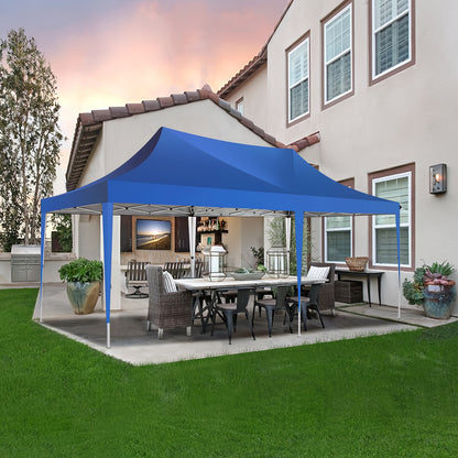 Pop-Up Tent – Partytent – Campingtent – Evenemententent – Vouwtent – 3x6 Meter – 6 Afneembare Zijwanden – Stevige Hexagonale Poten