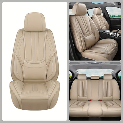 Autostoelhoes – Stoelhoes – Stoelhoezen – Autostoelbeschermer – Autostoelhoes – Universele Pasvorm – Premium PU Leer – Comfortabele Sponsvulling