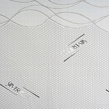 Mattress Topper, Firmness Corrector, 5 cm Height, Makes the Mattress Less Firm, Soft, Silver Fresh Cover, Removable and Machine-Washable Cover