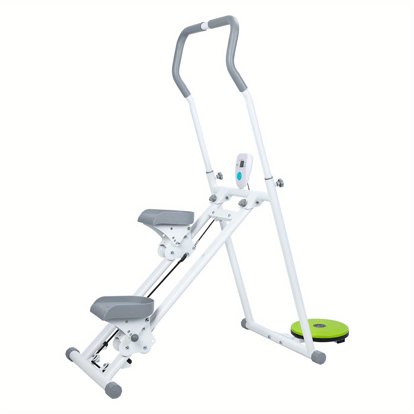 Vertical Climber – Stair Master – Stepper – Traptrainer – Thuis Fitnessapparaat – Inklapbaar – Roestvrij Staal – Verstelbare Stapafstand – Compacte Full-Body Workout