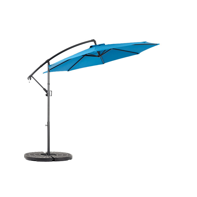Grote Dubbelzijdige Parasol – Buitensparasoll – Tuinparasol – Terrasparasol – Zwembadparasol – 4,51 Meter Rechthoekig – Stalen Frame Met Crank