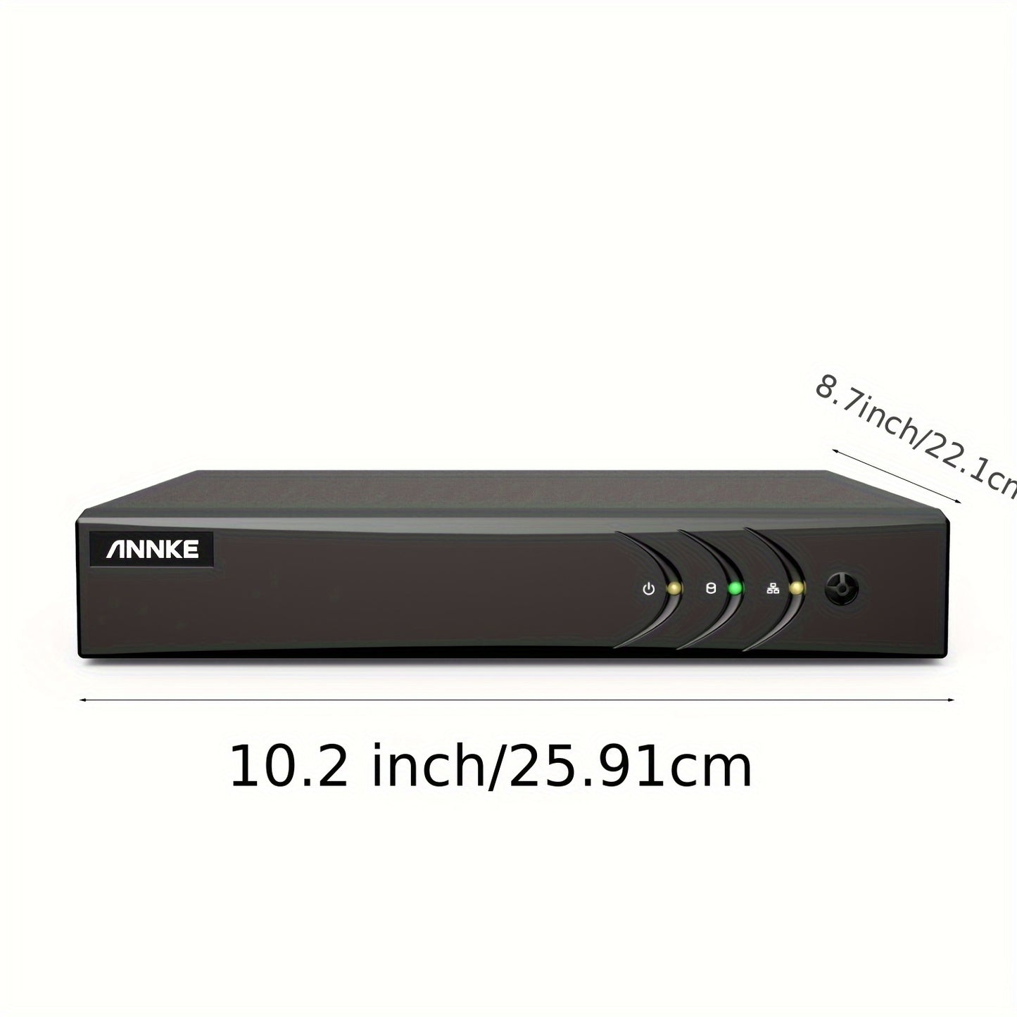 ANNKE 16CH 3K Lite 5-IN-1DVR H.265+ Hybrid CCTV Security Video Recorder For 6MP/5MP/4MP/3MP TVI AHD CVI Analog And IP Cameras, AI Human/Vehicle Detection, Easy Remote Access