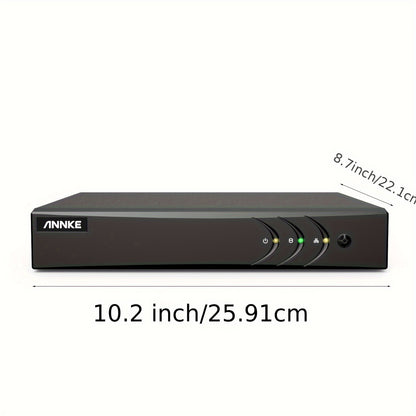 ANNKE 16CH 3K Lite 5-IN-1DVR H.265+ Hybrid CCTV Security Video Recorder For 6MP/5MP/4MP/3MP TVI AHD CVI Analog And IP Cameras, AI Human/Vehicle Detection, Easy Remote Access