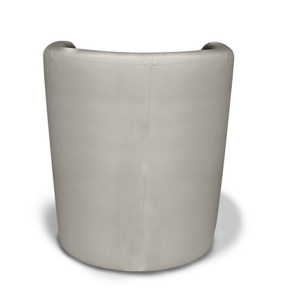 Dpanett Armchair, Upholstered Living Room Chair, Padded Seat with Eco-Leather Armrests, 64x63x76 cm, Available in 5 Colors